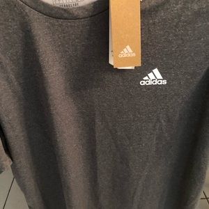 Men shirt color gray brand new , adidas brand